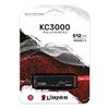 SSD 512 GB KINGSTON KC3000, SKC3000S/512G, M.2/NVMe, 2280, maks 7000/3900 MB/s