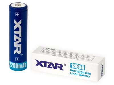 Baterija XTAR 18650, punjiva, 2200mAh