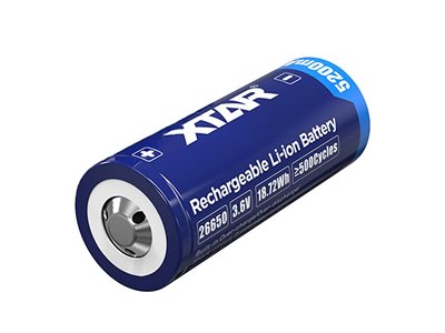 Baterija XTAR 26650, punjiva, 5200mAh