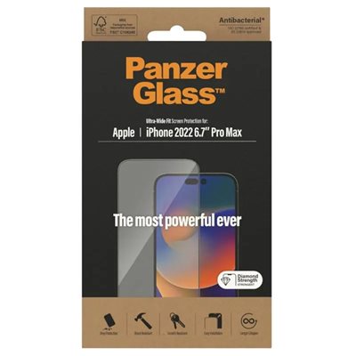 Zaštitno staklo PANZERGLASS, za APPLE iPhone 14 Pro Max