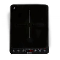 Prijenosna indukcijska ploča DOMO DO337IP, jednostruka, 2000 W, 27 cm, staklokeramika, crna