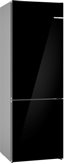 Hladnjak BOSCH KGN49LBCF, kombinirani, 203x70 cm, 311/129 l, energetski razred C, crna staklena vrata