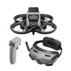 Dron DJI Avata Explorer Combo, 4K kamera, gimbal, vrijeme leta do 18 min, upravljanje daljinskim upravljačem, crni