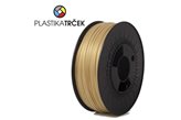 Filament za 3D printer PLASTIKA TRČEK, PETG – 1kg, Zlatni