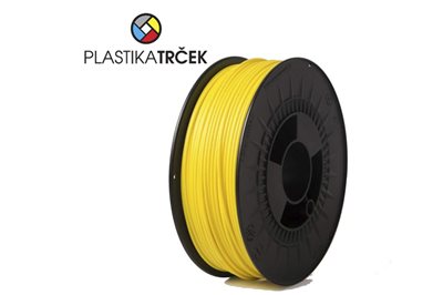 Filament za 3D printer PLASTIKA TRČEK, PETG – 1kg, Žuti