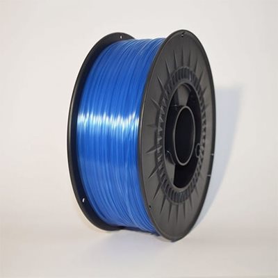 Filament za 3D printer PLASTIKA TRČEK, PLA – 0.4 Kg, Transparentno plavi