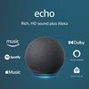 Pametni zvučnik AMAZON Echo Dot (4. gen), tamno sivi 