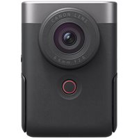 Digitalni fotoaparat CANON Powershot V10 Vlogging Kit, 20,9 Mp, 4K Ultra HD, srebrni