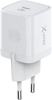 Kućni punjač XLAYER, PD 20W, USB-C, bijeli