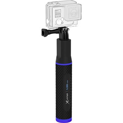 Mobilni USB punjač XLAYER Plus Action Cam, 5200mAh, selfie stick, crni