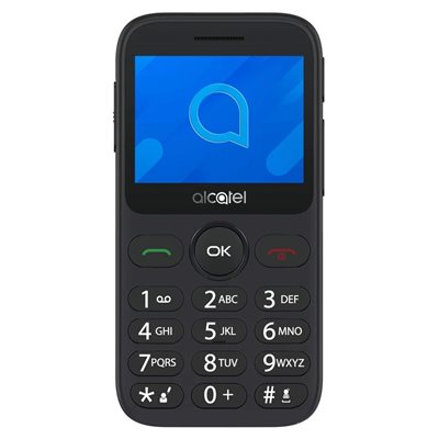 Mobitel ALCATEL OT-2020X, kamera, MicroSD, crni
