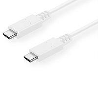 Kabel ROLINE, USB 3.2 Gen 2, USB-C (M) na USB-C (M), 1m, bijeli
