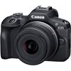 Digitalni fotoaparat CANON EOS R100 18-45, 25.8 Mpx, UHD 4K, crni