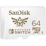Memorijska kartica SANDISK za Nintendo Switch, microSDXC, 64 GB, SDSQXAT-064G-GNCZN, U3, C10, A1, UHS-1