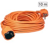 Kabel naponski HOME, 1 utičnica, 10m, H05VV-F 3G 1,5mm2, narančasti