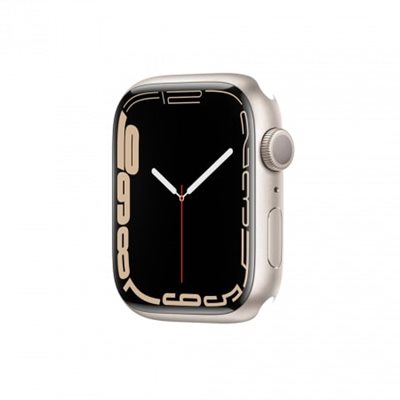 RABLJENI - Pametni sat Apple Watch S7 GPS, 45mm Starlight Aluminium Case + Apple Sport Band remen za sat, 45 mm, Regular, Starlight