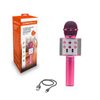 Mikrofon MANTA MIC11-PK, bežični, karaoke, zvučnik, rozi