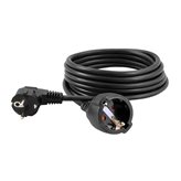 Kabel naponski COMMEL H05VV-F 3G1, 1 utičnica, 2m, crni