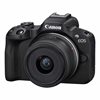 Digitalni fotoaparat CANON EOS R50 + RF-S 18-45mm + RF-S 55-210mm STM, 24,2 Mp, 4K Ultra HD, crni