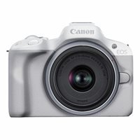 Digitalni fotoaparat CANON EOS R50 + RF-S 18-45mm f/4.5-6.3 IS STM, 24,2 Mp, 4K Ultra HD, bijeli