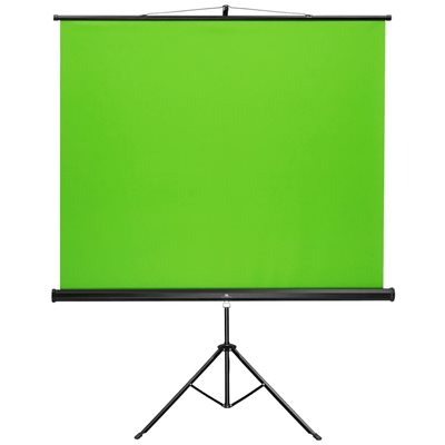 Platno za projektor MACLEAN MC-931, 150 x 180 cm, zelena podloga, stalak