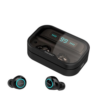 Slušalice WINTORY Dual 2, bežične, Bluetooth, crne