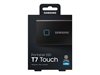 SSD vanjski 2000GB SAMSUNG T7 Touch, MU-PC500S/WW, 1050 MB/s,USB-C, crni