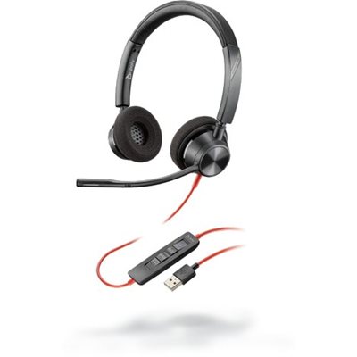 Slušalice POLY Blackwire C3320, USB-A, crne