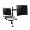 Stalak za monitor i laptop SBOX LCD-LM01, stolni, do 32", za 1 monitor, crni
