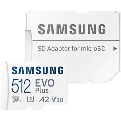 Memorijska kartica SAMSUNG, MicroSDXC, 512GB EVO Plus, MB-MC512KA/EU, class 10