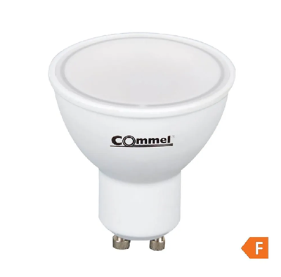 LED žarulja COMMEL, 7W, 540 lm, GU10, 4000K, neutral white