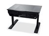 Gaming stol/kučište Lian Li DK-04F, kaljeno staklo, RGB, crni
