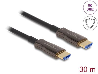 Kabel DELOCK, HDMI (M) na HDMI (M), 48 Gbps, 8K 60 Hz, 30m