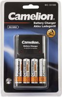 Punjač baterija CAMELION BC1010B, 4x AA/AAA, 4 mjesta za punjenje, s baterijama 2500mAh