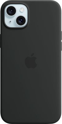 Futrola APPLE Silicone Case, za iPhone 15 Plus, MagSafe, crna