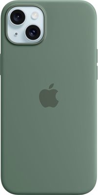 Futrola APPLE Silicone Case, za iPhone 15 Plus, MagSafe, zelena
