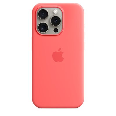 Futrola APPLE Silicone Case, za iPhone 15 Pro, MagSafe, ružičasta