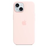 Futrola APPLE Silicone Case, za iPhone 15, MagSafe, roza