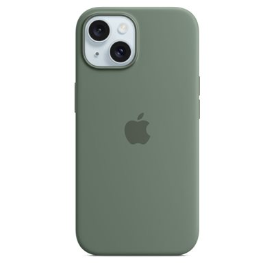 Futrola APPLE Silicone Case, za iPhone 15, MagSafe, zelena