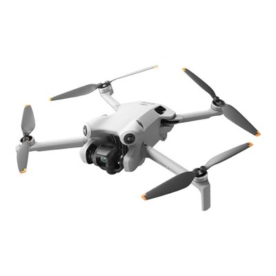 Dron DJI Mini 4 Pro, 4K kamera, 3-axis gimbal, vrijeme leta do 34min, bez daljinskog upravljača, bijeli