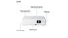 Projektor 3LCD, EPSON CO-W01, 1366x768, 3000 ANSI Lumena, HDMI, USB, bijeli + TORBA