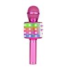 Mikrofon MANTA MIC21-PKL, bežični, karaoke, zvučnik, LED rasvjeta, rozi