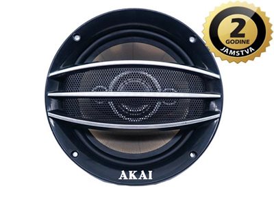 Auto zvučnici AKAI ASC-656 set, 200W, 165mm, piezo-mylar, crni