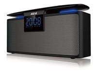 Digitalna budilica AKAI ABTS-M10, FM radio, BT, HandsFree, USB, microSD, baterija, svjetlo, crna