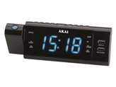 Digitalna budilica AKAI ACR-3888, s projektorom, FM/AM radio, LCD, USB MP3, USB punjač, crna