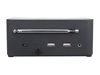 Digitalna budilica AKAI ACRB-1000, FM radio, BT, USB, bežični punjač, crna