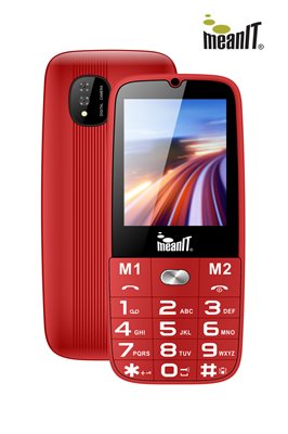 Mobitel MEANIT Senior 15, crveni