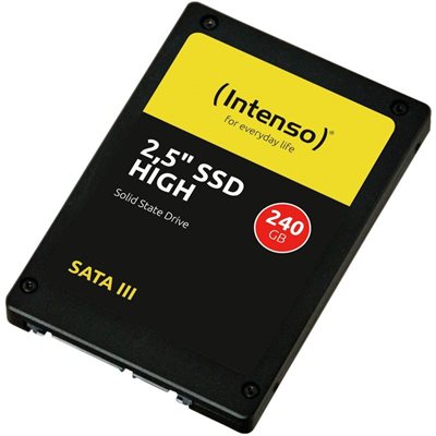 SSD 240 GB INTENSO High, SATA3, 2.5", maks do 520/480 MB/s