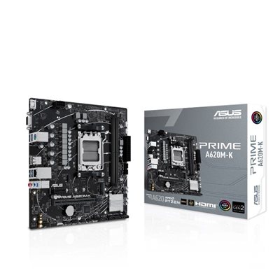 Matična ploča ASUS Prime A620M-K, AMD A620, DDR5, mATX, s. AM5