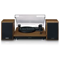 Gramofon LENCO LS-100WD, sa zvučnicima, BT, drveni